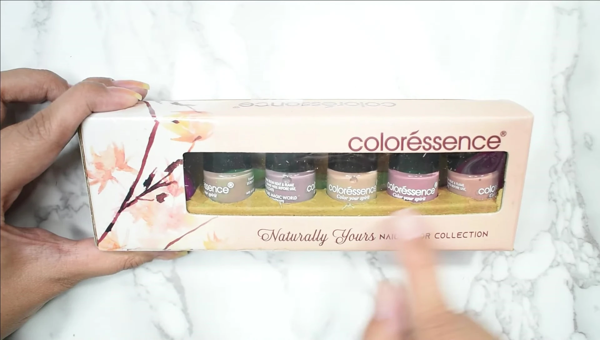 Close-up of the Naturally Yours collection box