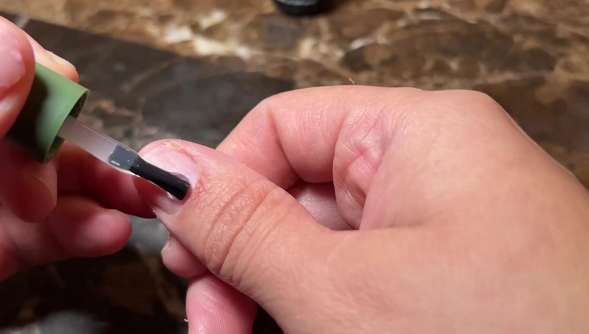 Applying the base coat