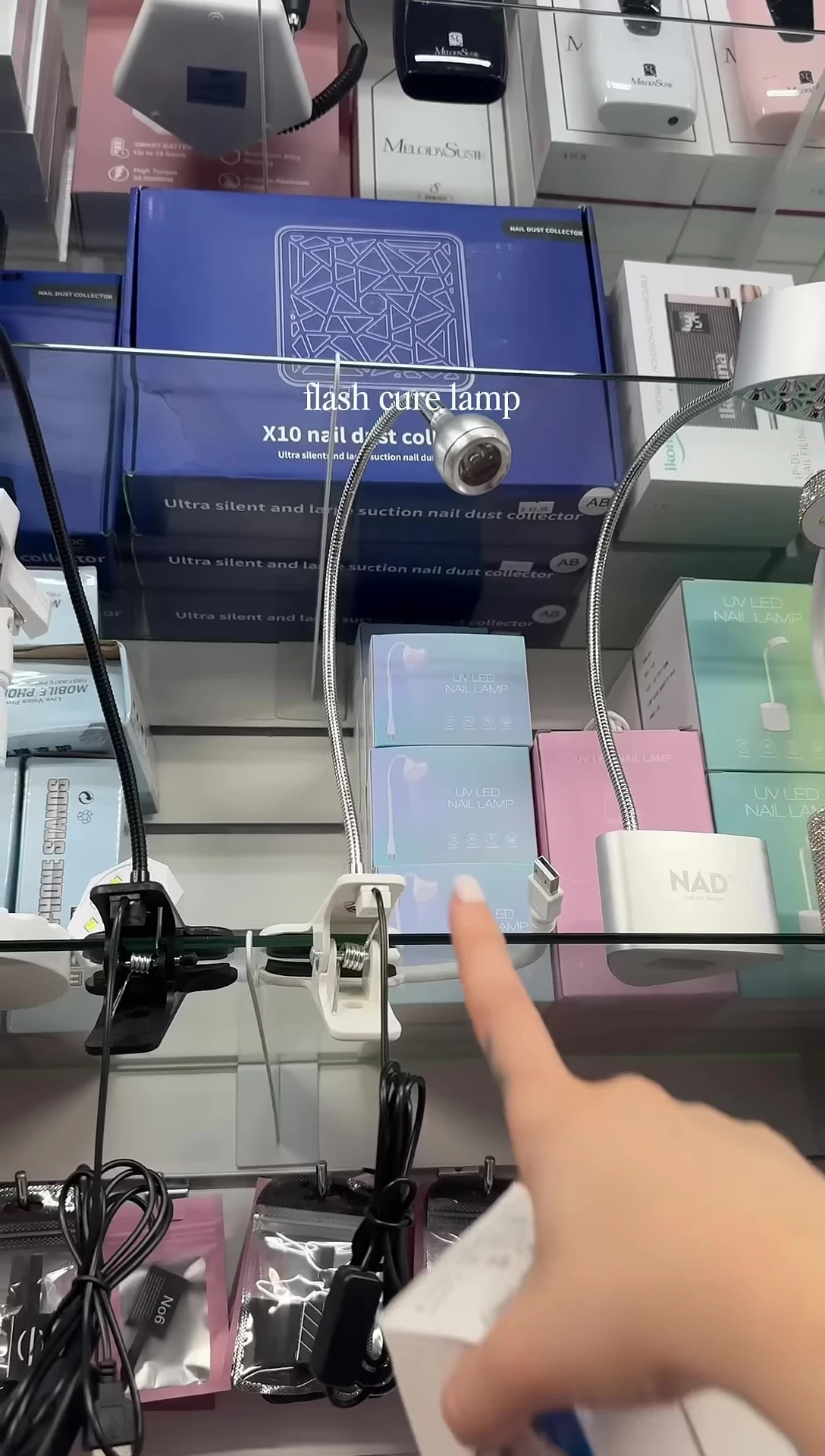 Flash cure lamp