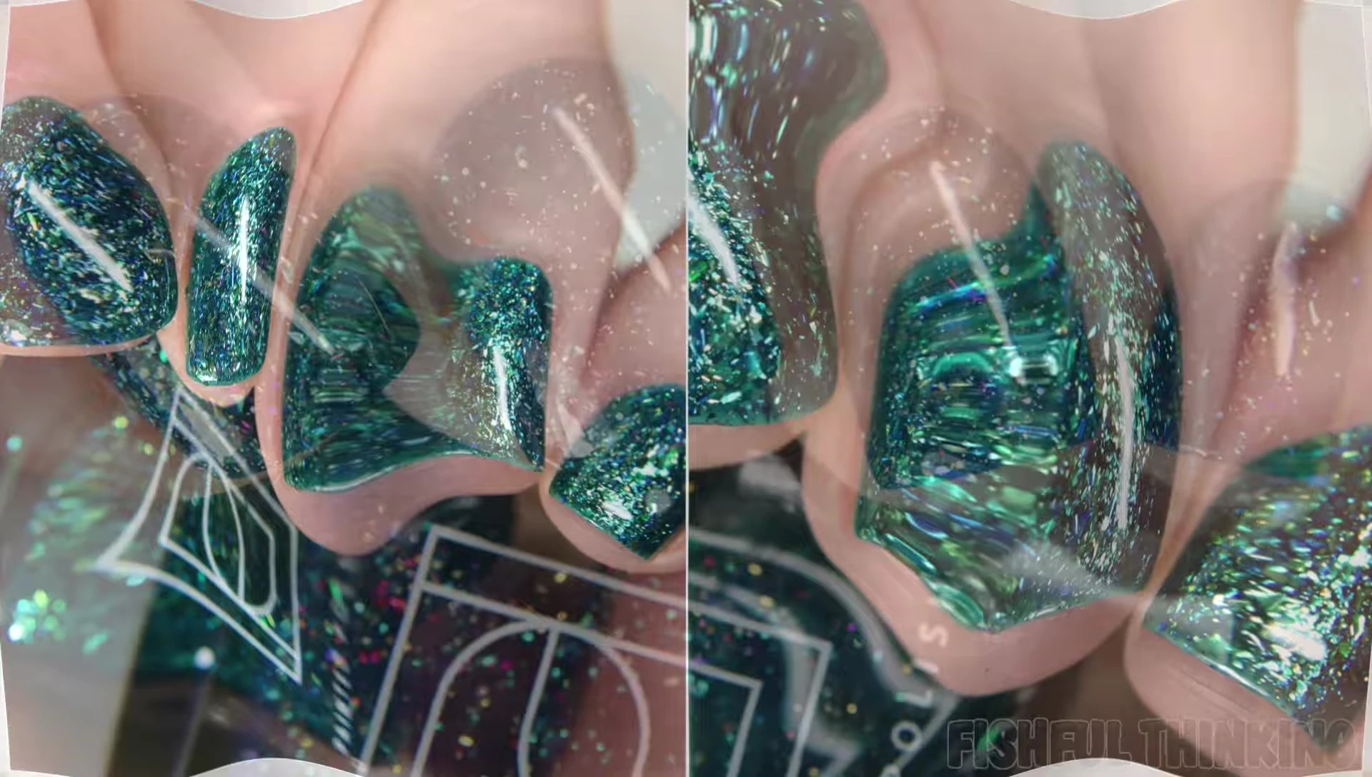 Close-up shot of Kraken, a Cold One nail polish bottle
