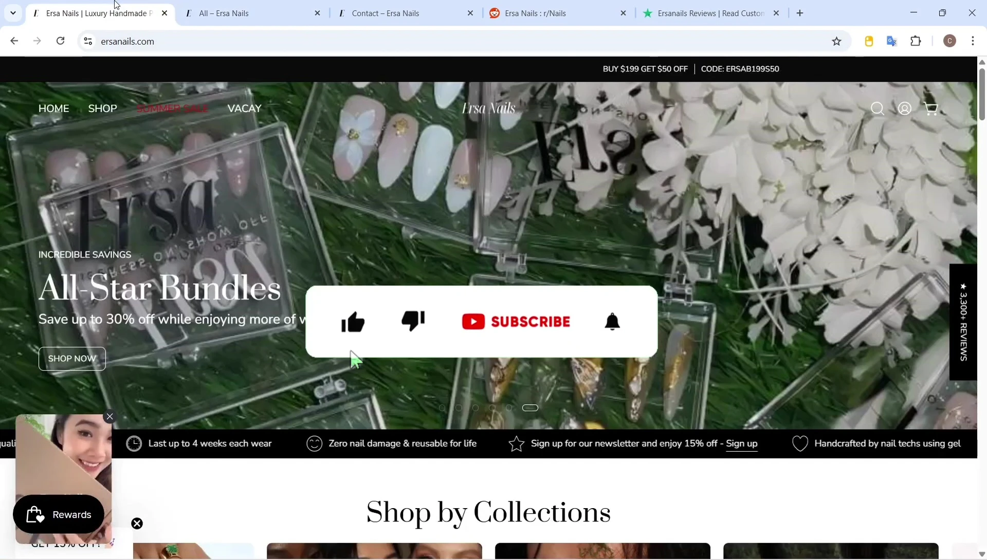 Screenshot encouraging viewers to share their experiences.
