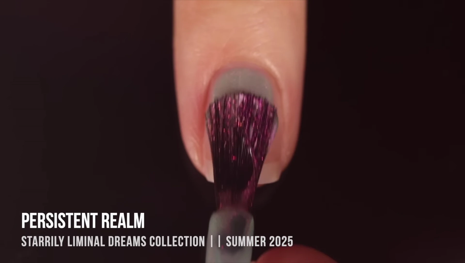 Swatch of Persistent Realm nail polish.