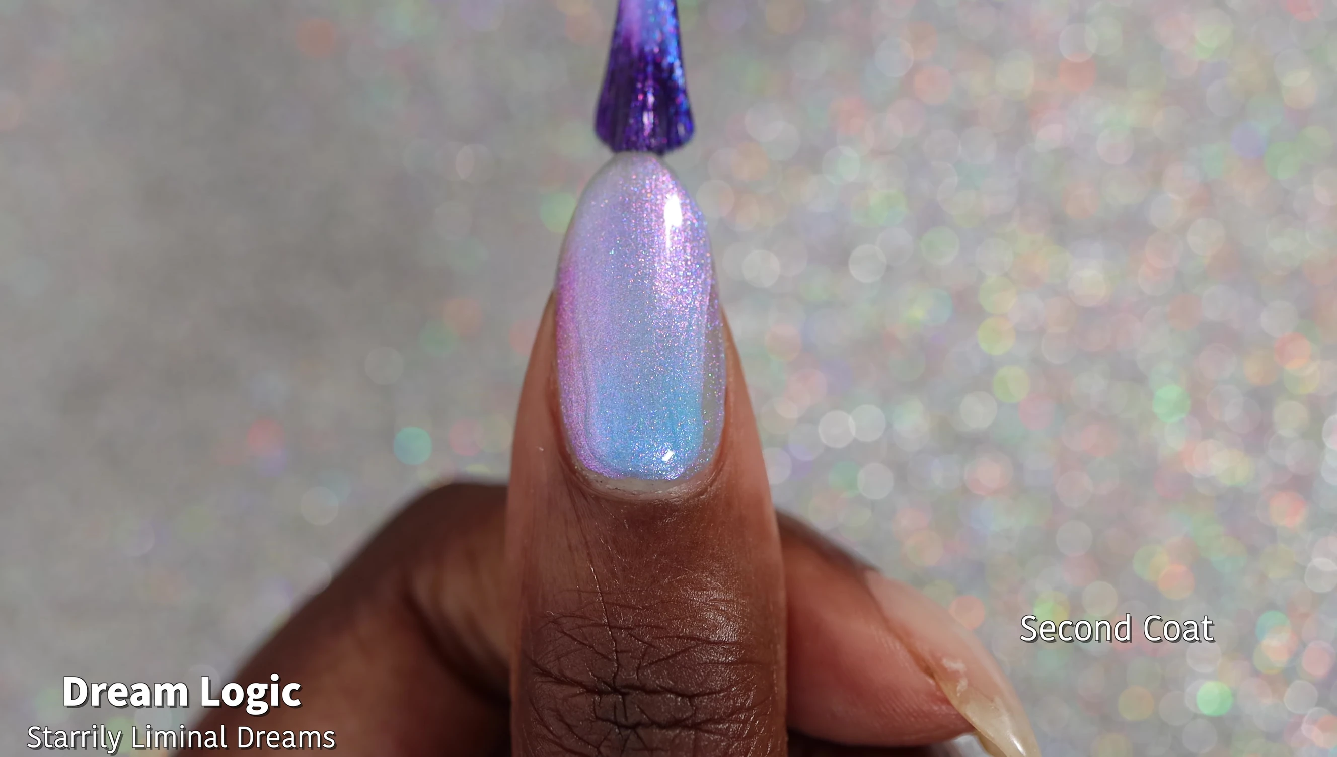 Swatches of Dream Logic on nails