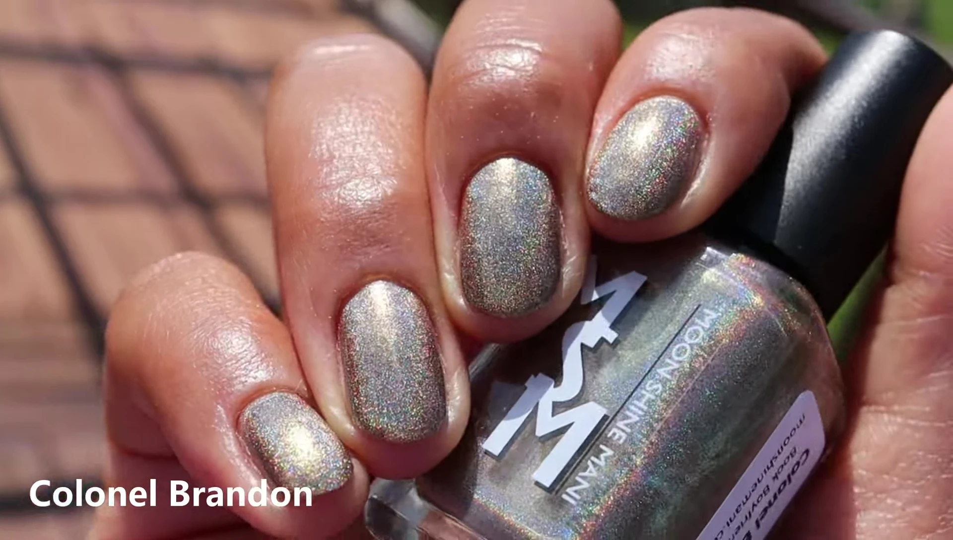 Colonel Brandon polish in sunlight