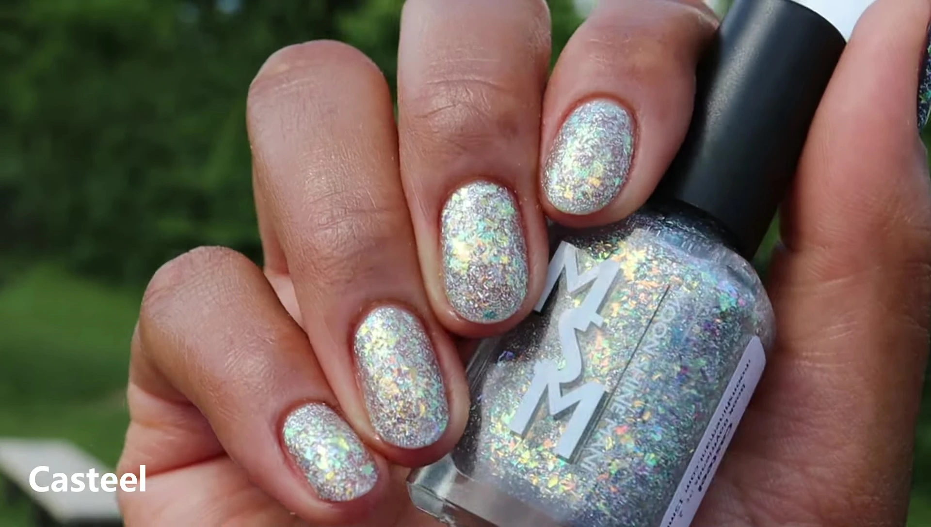 Castile polish on nails