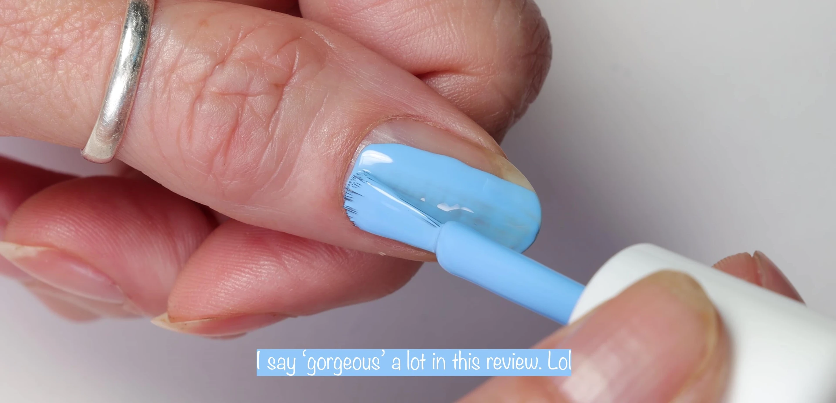 Boo nail polish bottle and swatch