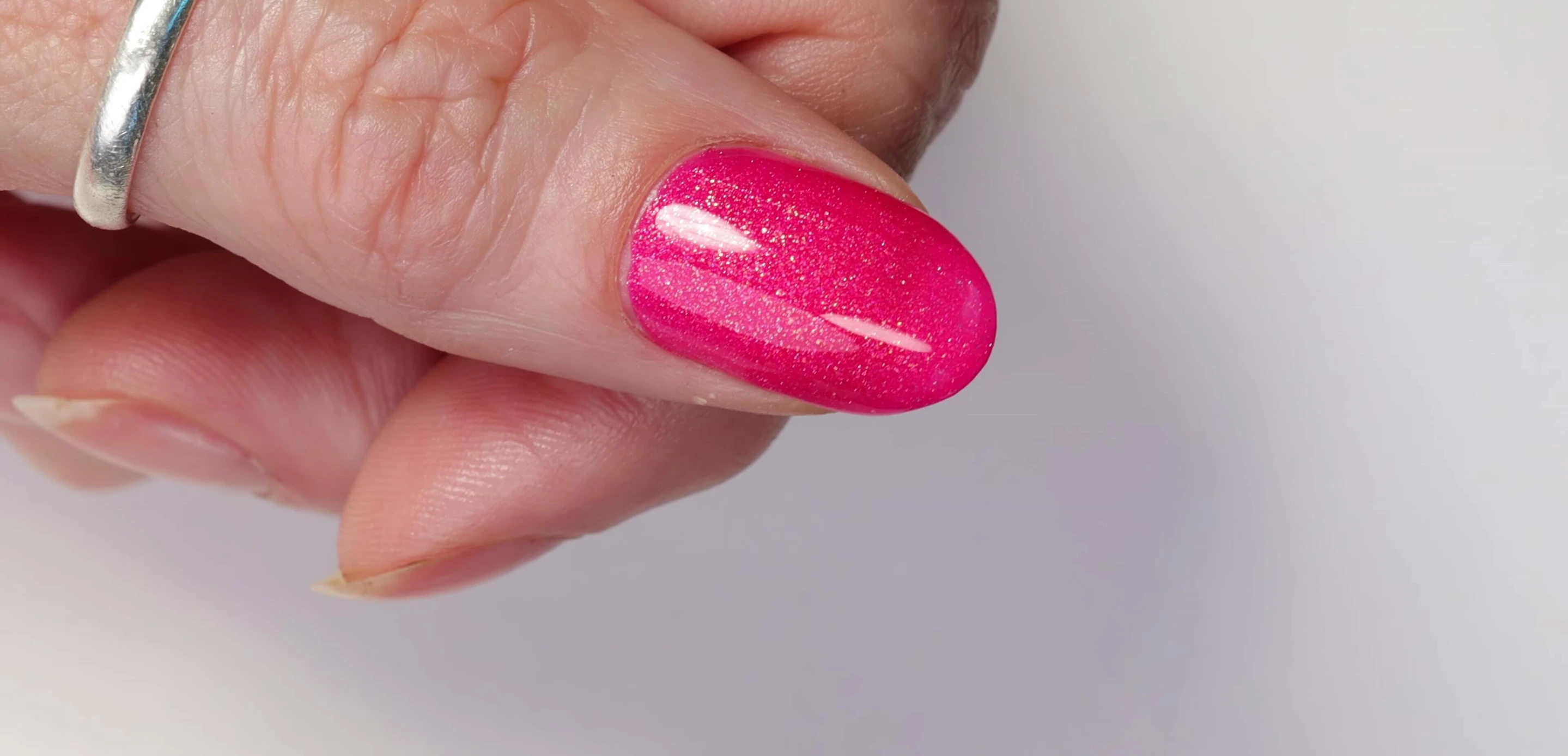 Tiggy nail polish bottle and swatch