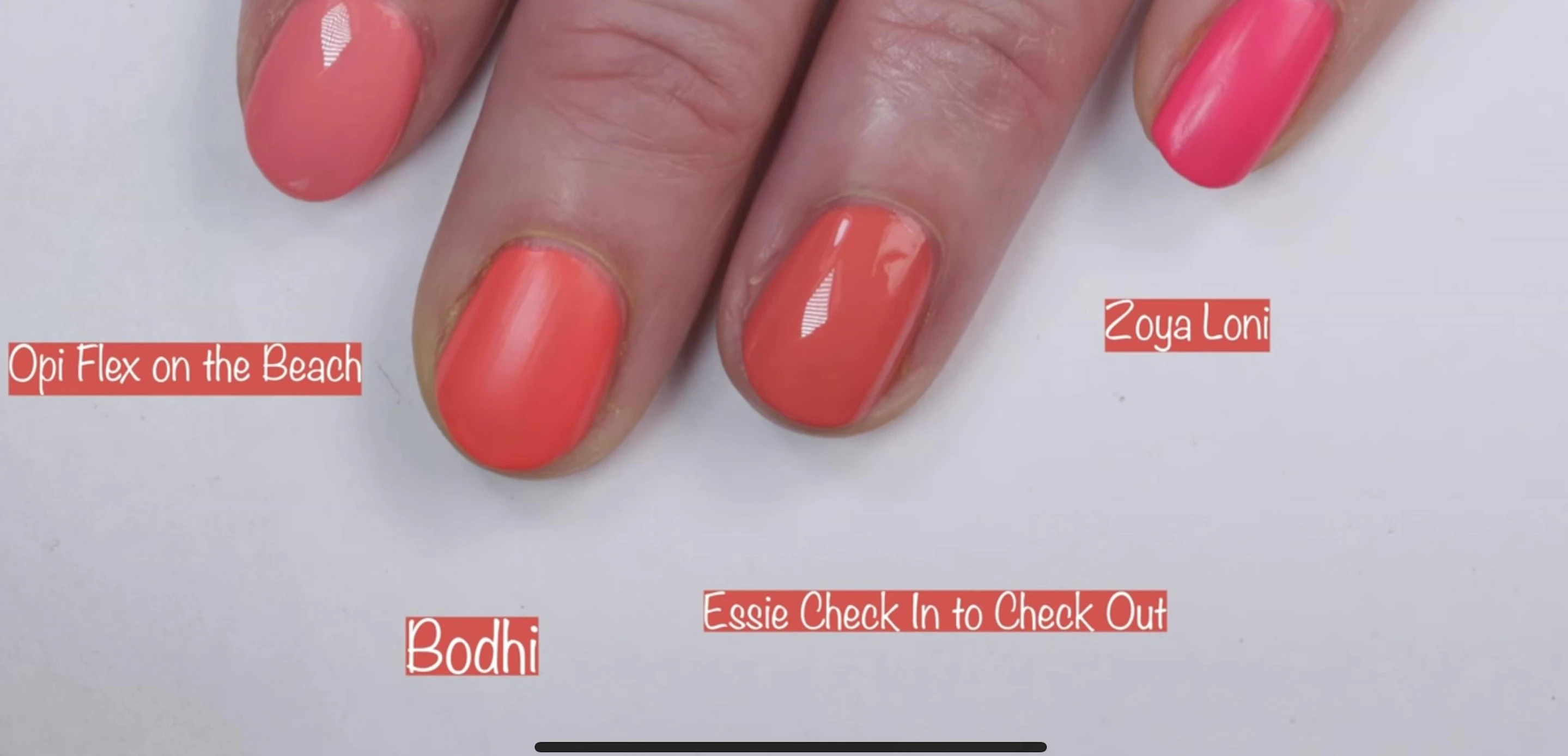 Lonnie nail polish bottle and swatch