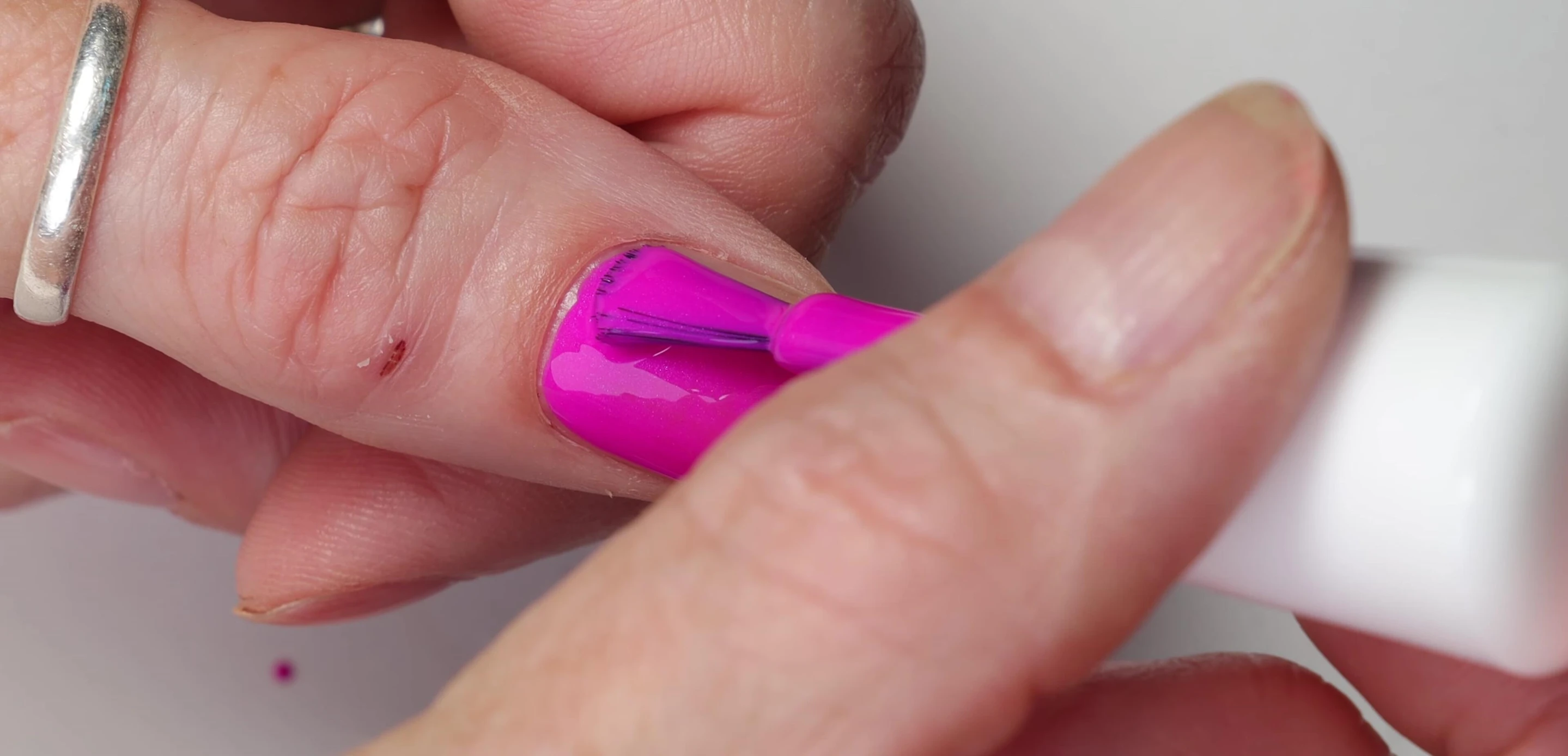 Brinkley nail polish bottle and swatch