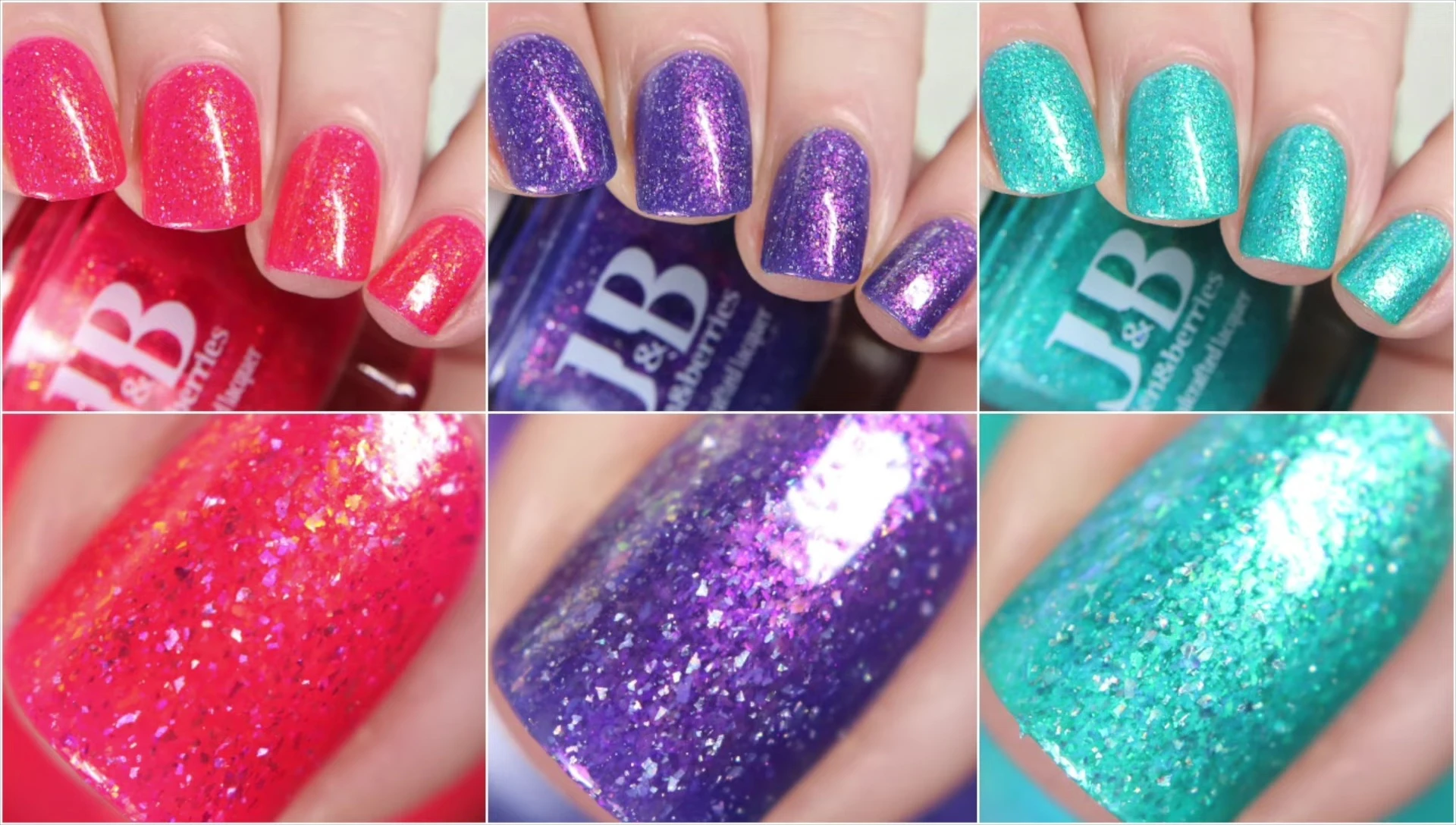 Swatches of the entire 'Sh*tty Vacation Trio'