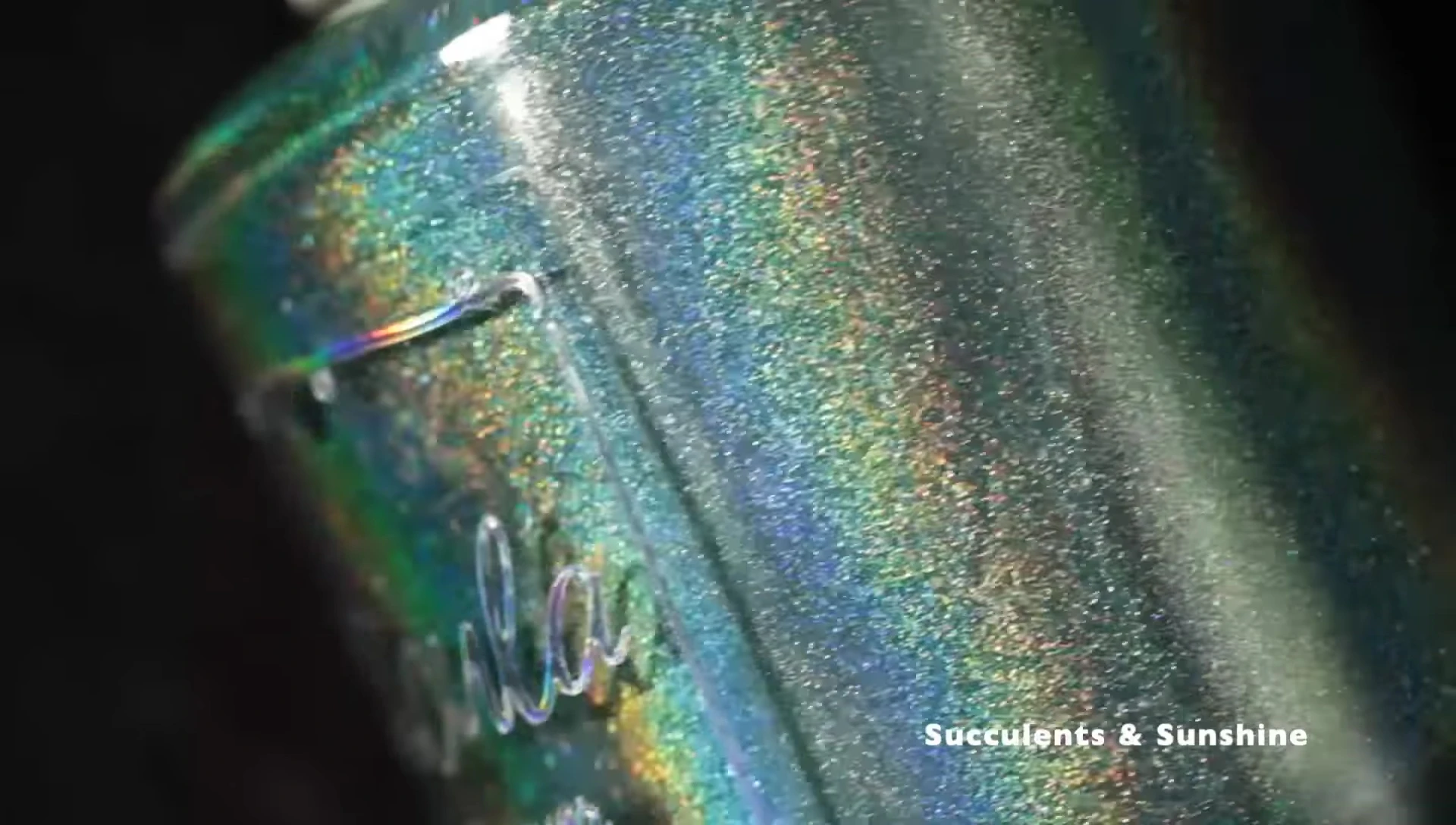 Bottle shot of Succulents and Sunshine nail polish