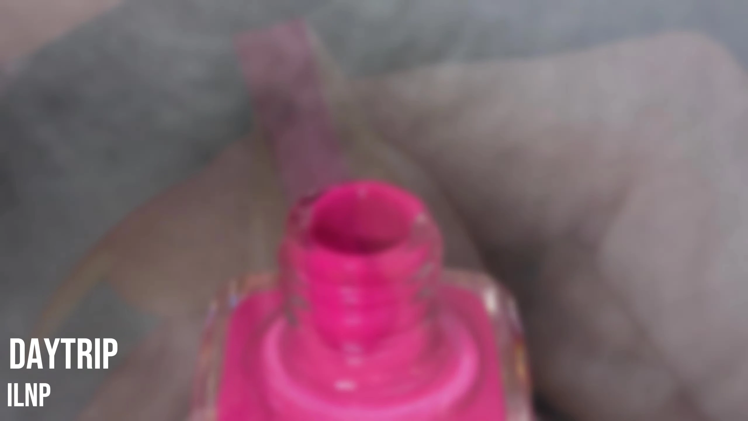 Close-up of Day Trip nail polish on the model's nail