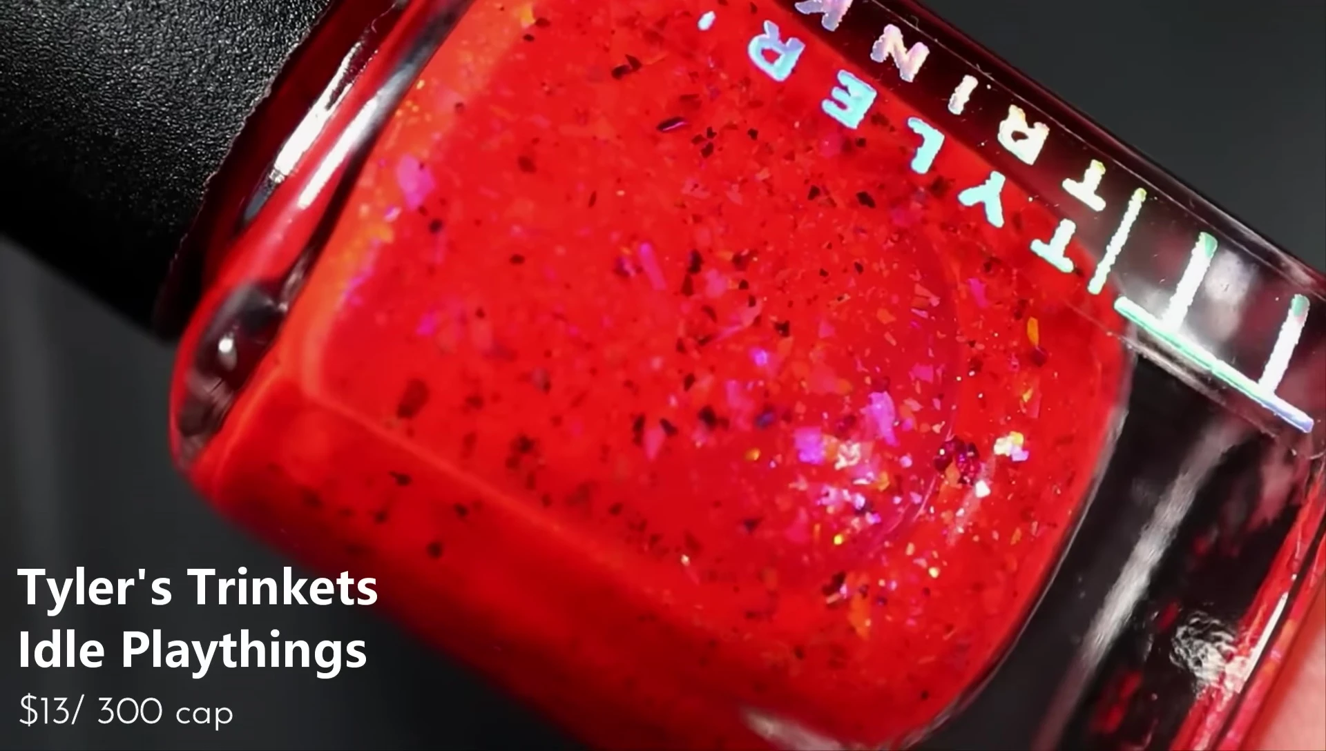 Close-up shot of Idle Play Things nail polish