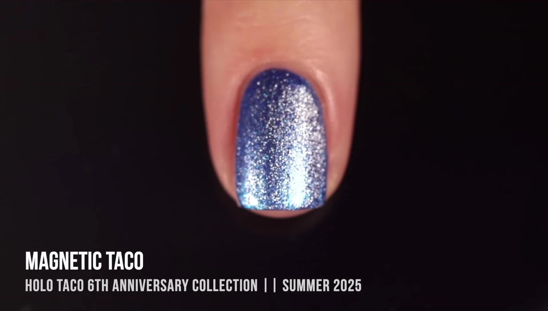 All six polishes displayed together.